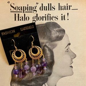 Artisan earrings 🖤